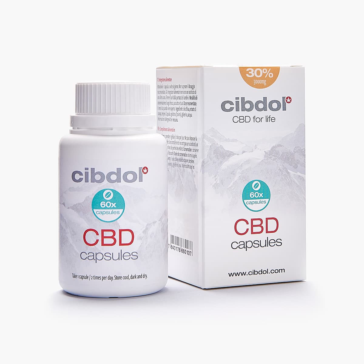 Cibdol Capsules de CBD 30%