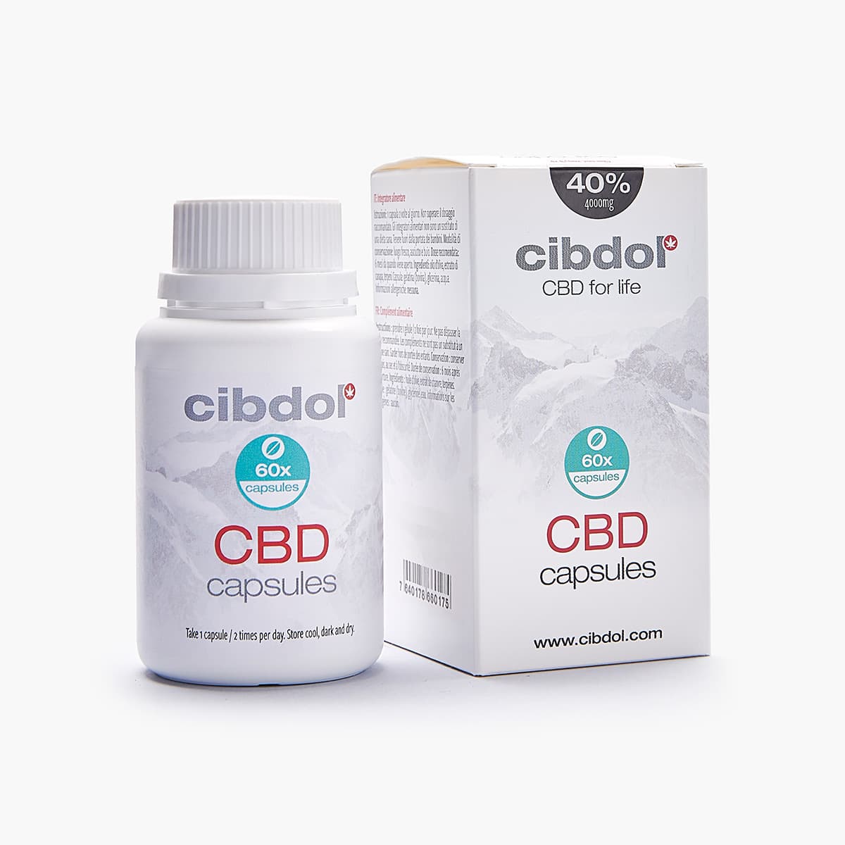 Cibdol Capsules de CBD 40%