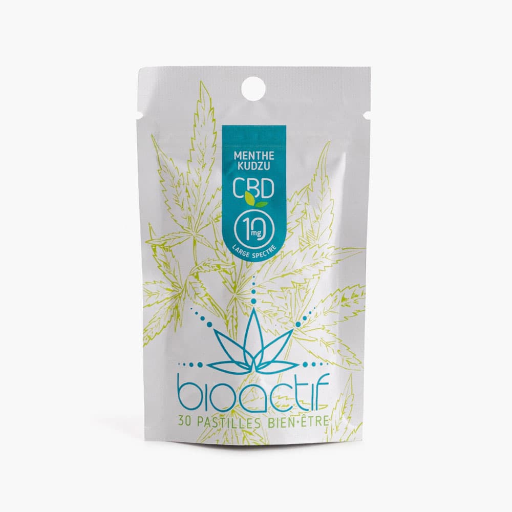 BIOACTIF Pastilles biologiques de CBD (30 x 10mg)