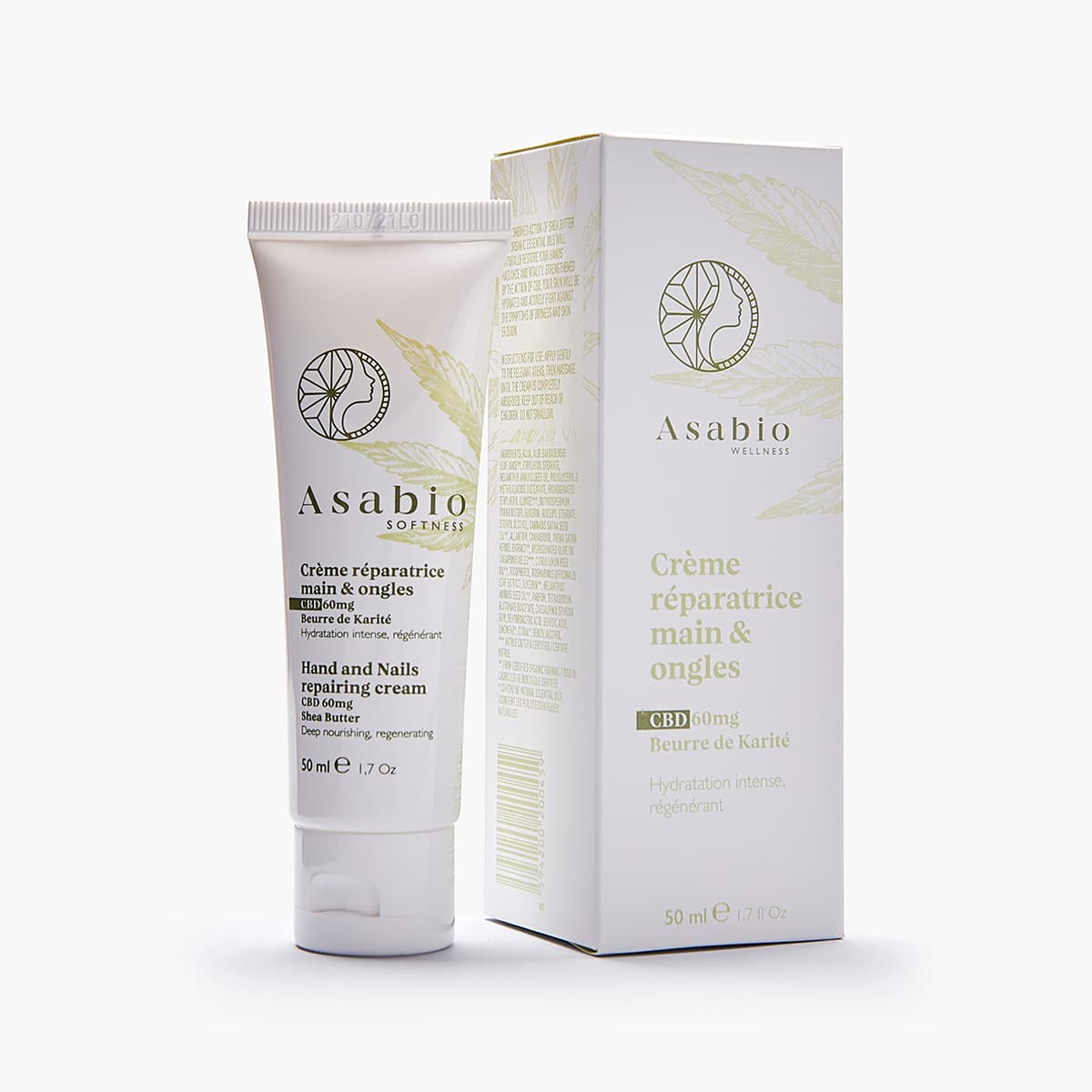 Asabio Crème réparatrice mains et ongles